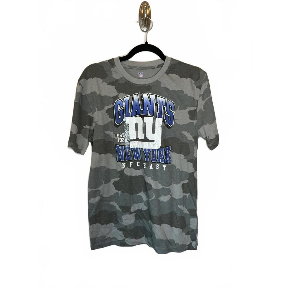 Boy's NFL NY Giants NFC East Camo Tee Size L (14/16)